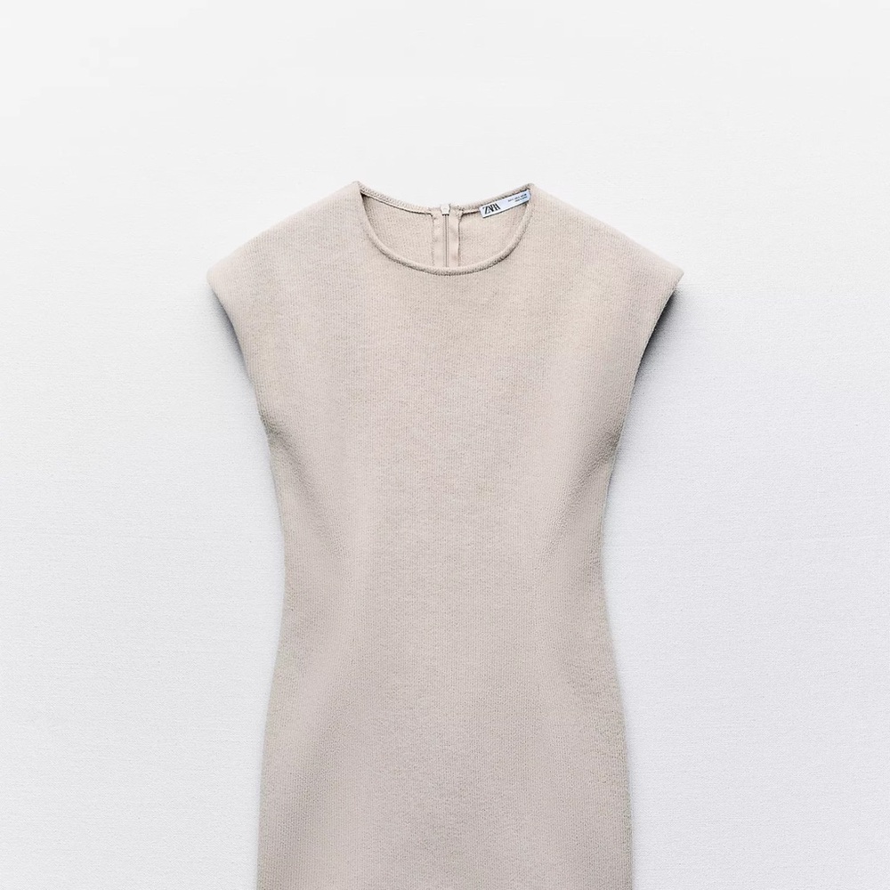 Elegant Cream top ribbed cotton